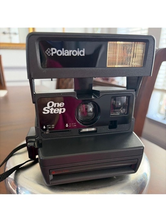 Polaroid Other - Vtg from 90’s-Polaroid One Step Black Instant Film Camera One Size